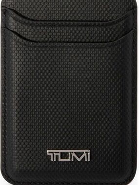 TUMI Slim Black Textured Card Wallet